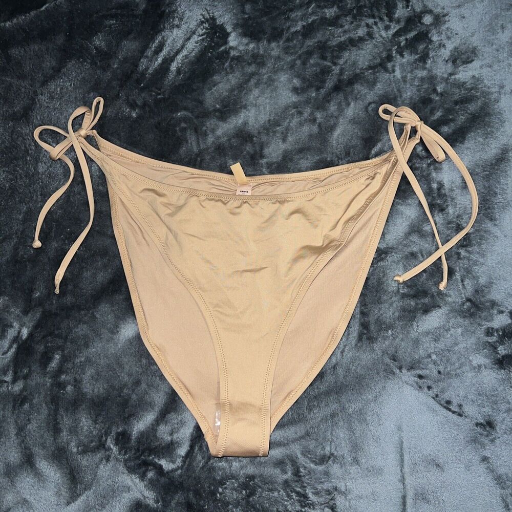 4X SKIMS SWIM DIPPED TIE BOTTOMS OCHRE SW-TBM-0797